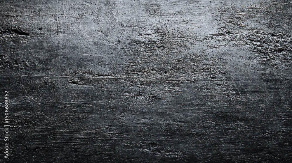 Naklejka premium A stunning image of dark grey textured concrete black wall background.