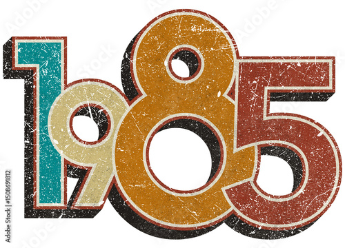 Obraz na płótnie 1985 Birthday Year