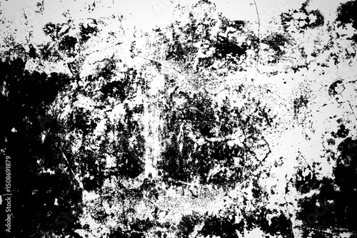 Wallpaper Mural black and white abstract background illustration,Grunge empty film background with vignette border. Torontodigital.ca