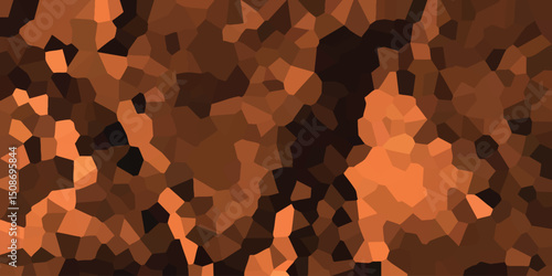 Abstract mosaic pattern with warm earth tones and geometric shapes perfect for backgrounds and textures in digital design projects