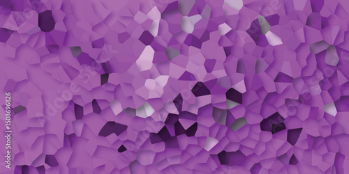 Abstract purple geometric cellular pattern design digital texture for backgrounds and graphic resources