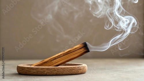 This close-up shot captures the gentle curling of 