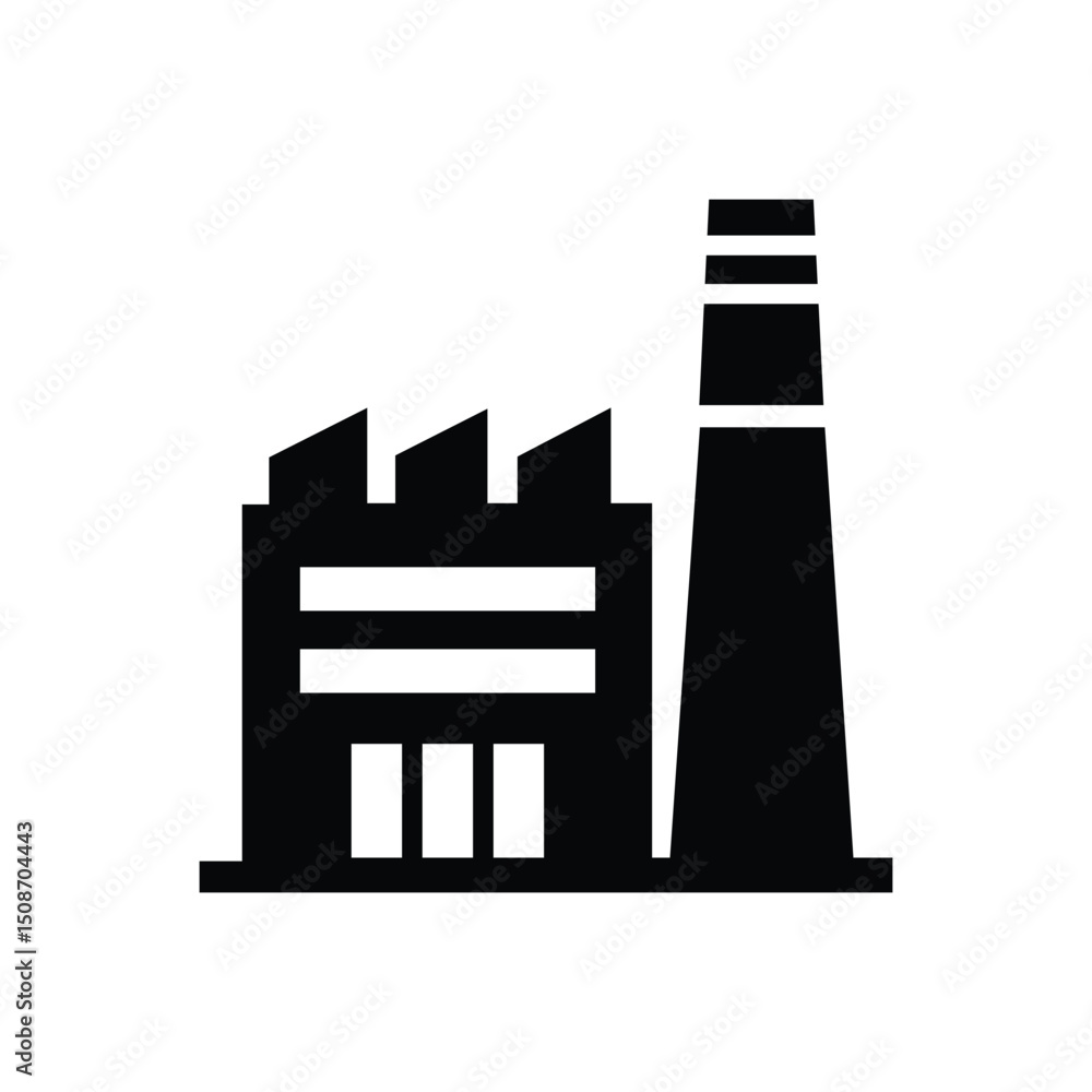 Obraz premium black and white building