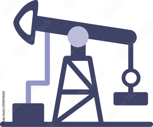 Pump jack icon