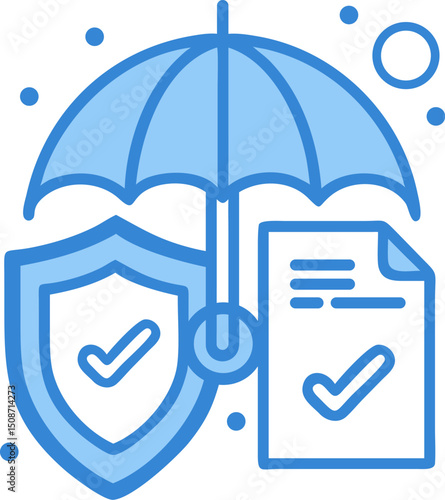Insurance icon vector