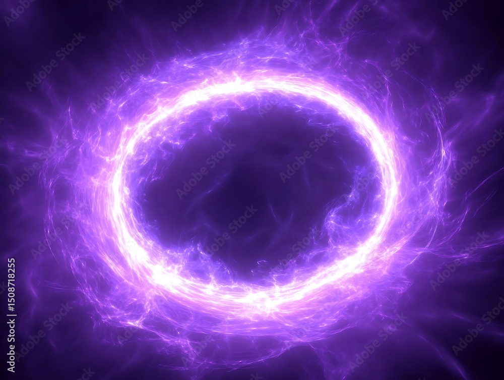 Abstract violet energy ring Abstract violet energy ring