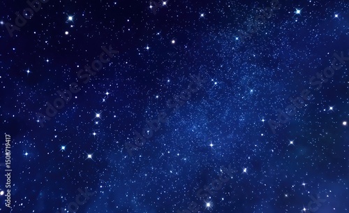 Starry Night Sky Background