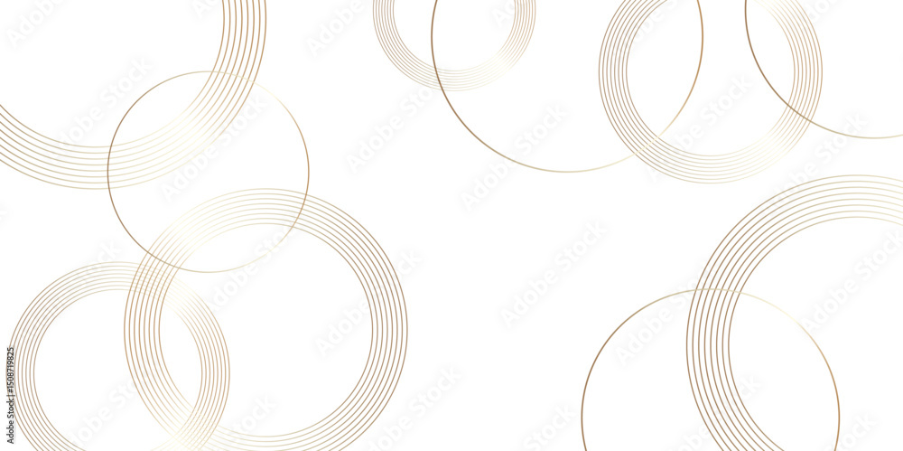 Abstract white geometric overlapping circle background with shadow. Vector circles template vector design. white background texture, Xmas, backdrop, lights, wallpaper design.	
