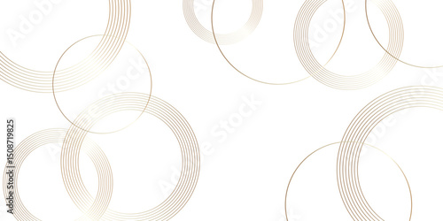 Abstract white geometric overlapping circle background with shadow. Vector circles template vector design. white background texture, Xmas, backdrop, lights, wallpaper design.	
