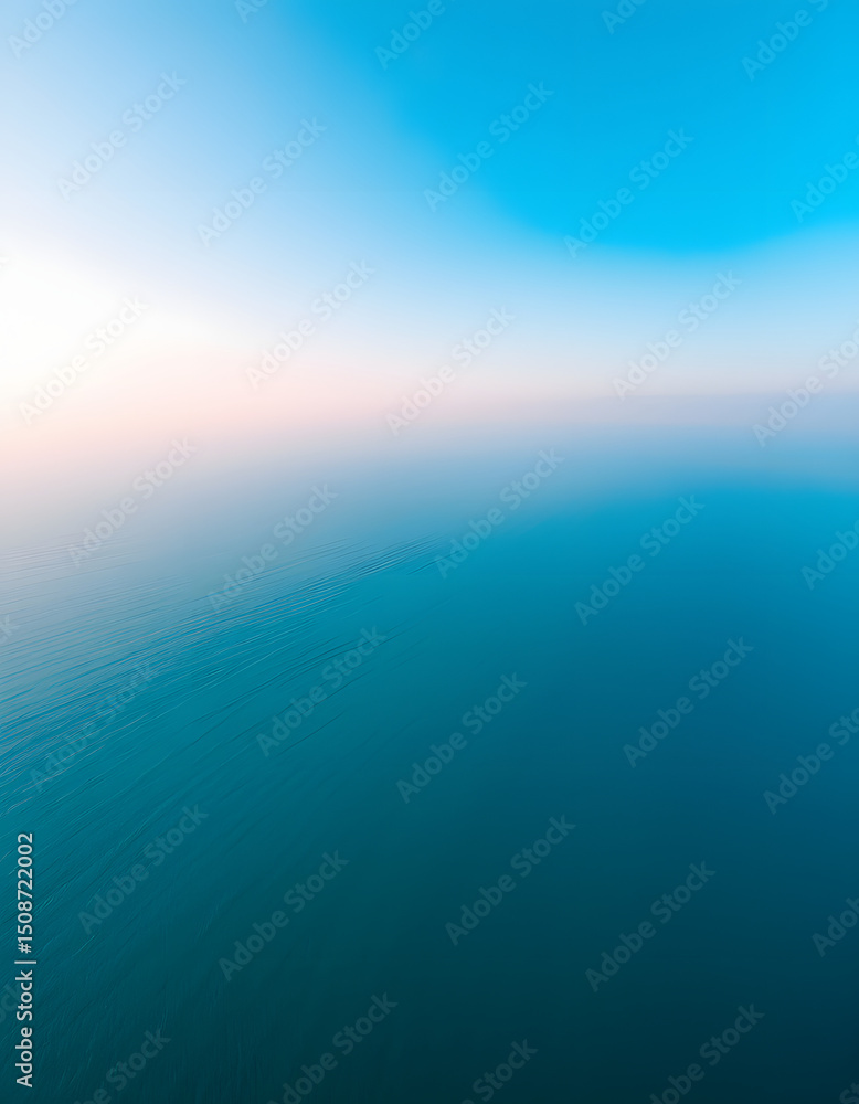 BIRDS-EYE PERSPECTIVE OF THE OCEAN, smooth light. with white shades BIRDS-EYE PERSPECTIVE OF THE OCEAN, smooth light. with white shades