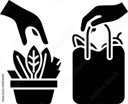 Create a kinds of Set of human hands holding bags for shopping. People carry packs of goods, Kraft packaging with purchases, cardboard box with gift. Discounts, sale in store. Flat isolated vector art