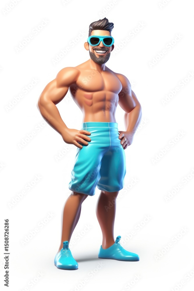 Cartoon shorts adult white background. Cartoon shorts adult white background.
