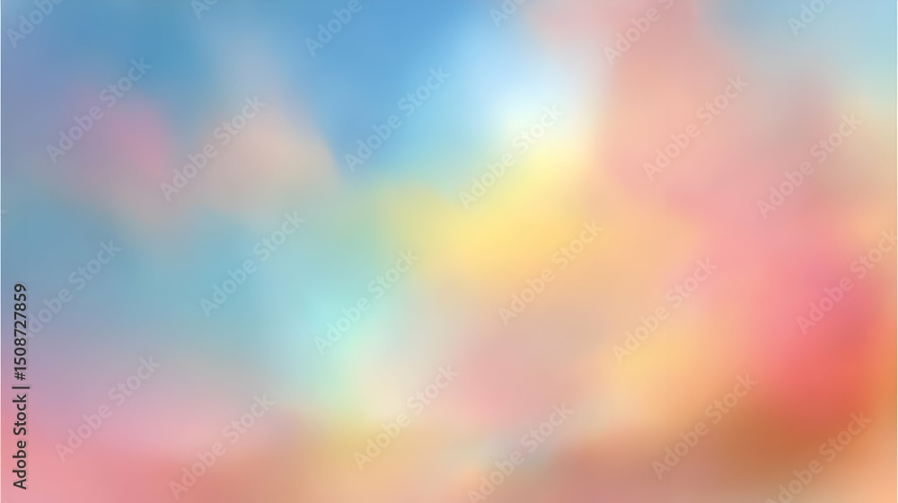 blending soft pastel blue and peach tones with smooth transitions blending soft pastel blue and peach tones with smooth transitions