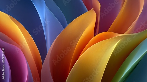 컬러풀한 추상 아트 배경 AI 생성