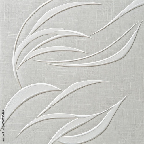 3D Leaf Wall Pattern