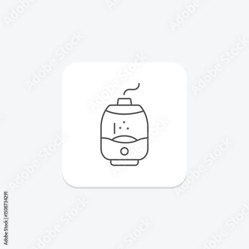Humidifier, vector, pixel perfect, illustrator file