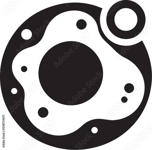 Fried Egg Icon Vector