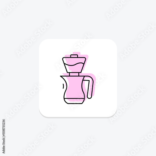 Coffee Maker, vector, pixel perfect, illustrator file