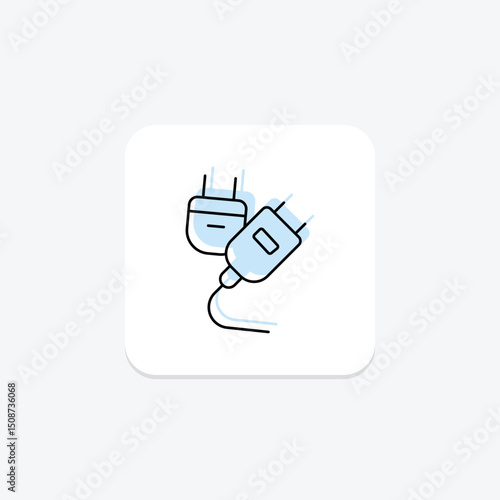 Plug Adapter, vector, pixel perfect, illustrator file
