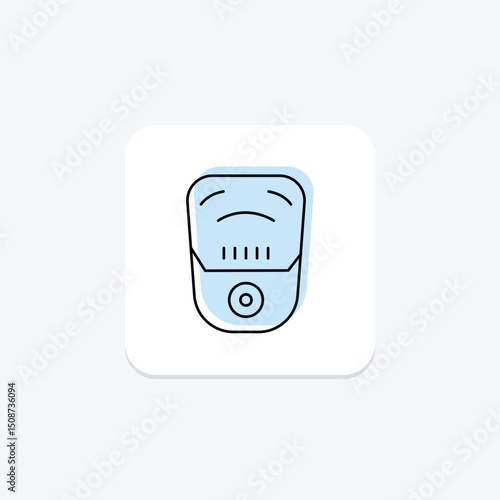 Carbon Monoxide Detector, vector, pixel perfect, illustrator file