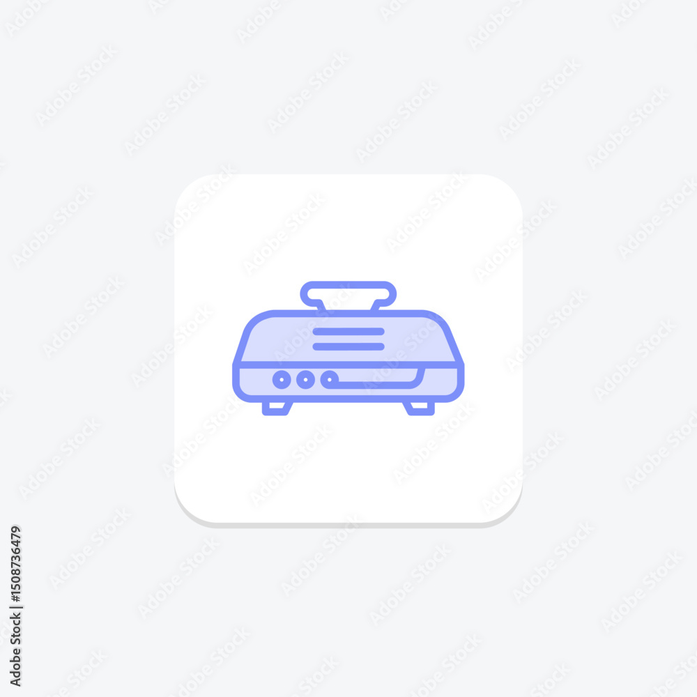 Electric Grill, vector, pixel perfect, illustrator file Electric Grill, vector, pixel perfect, illustrator file