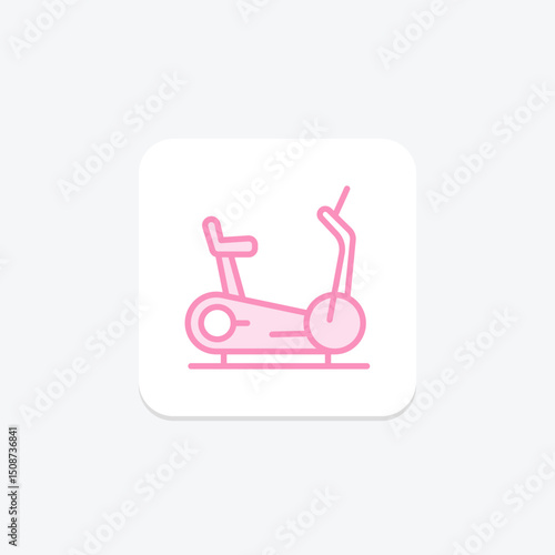 Elliptical Trainer, vector, pixel perfect, illustrator file