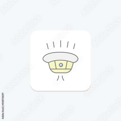 Smoke Detector, vector, pixel perfect, illustrator file