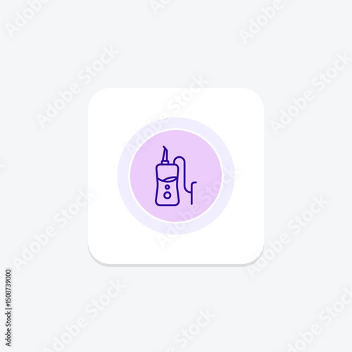 Water Flosser, vector, pixel perfect, illustrator file