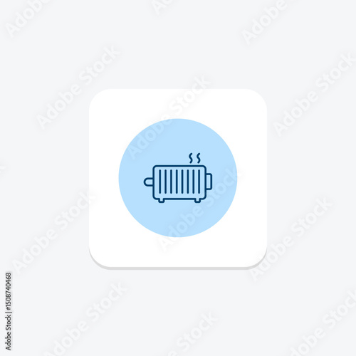 Oil Radiator, vector, pixel perfect, illustrator file