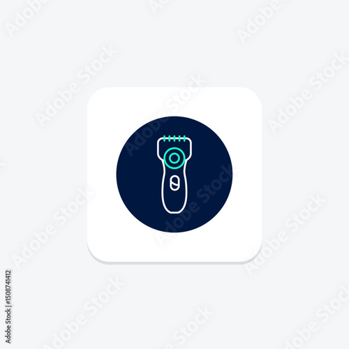 Electric Shaver, vector, pixel perfect, illustrator file