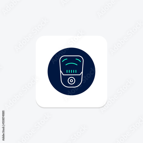 Carbon Monoxide Detector, vector, pixel perfect, illustrator file