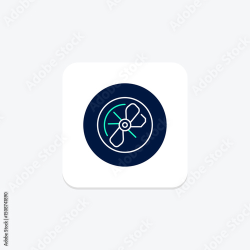 Exhaust Fan, vector, pixel perfect, illustrator file