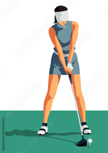 女子プロゴルファー