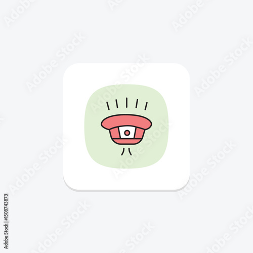 Smoke Detector, vector, pixel perfect, illustrator file