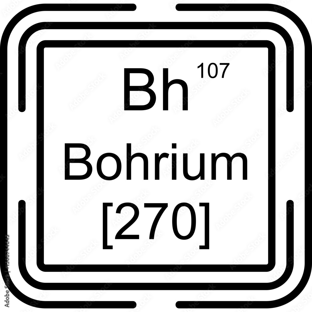 Obraz premium Bohrium Icon