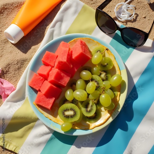 Dried Fruit & Water Bottle Setup
