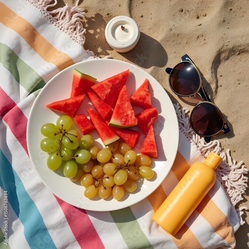 Dried Fruit & Water Bottle Setup