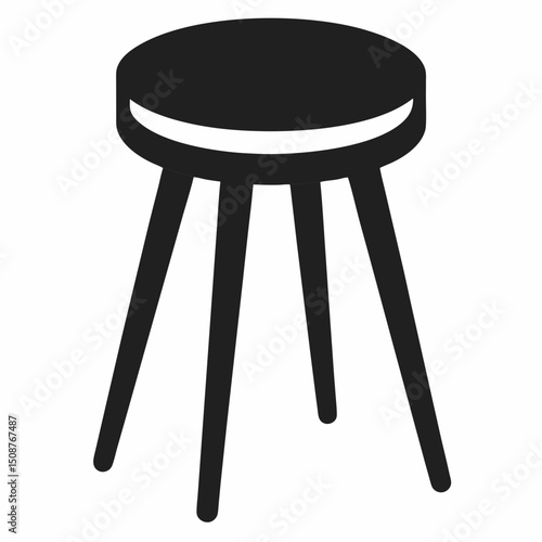 wooden chair isolated on white