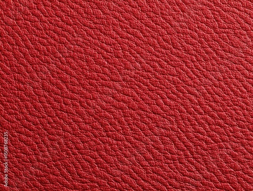 Red leather texture macro close-up with soft grain light.