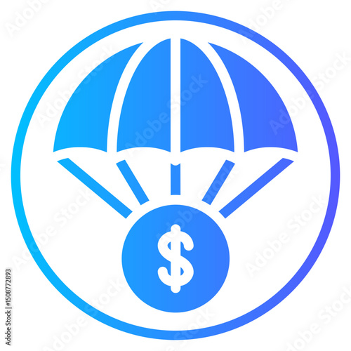 bailout gradient icon
