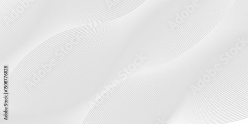 Premium background design with diagonal line pattern in grey colour. Vector white horizontal template for business banner, formal invitation backdrop, luxury voucher, prestigious gift certificate