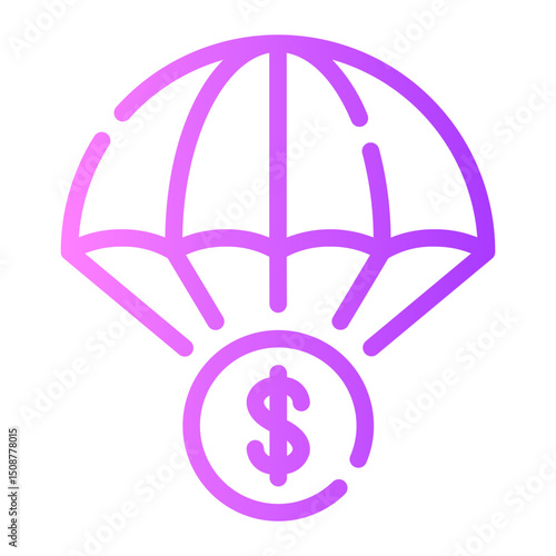 bailout gradient icon
