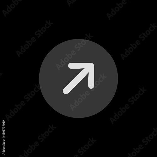 Filled Circle Forward Arrow