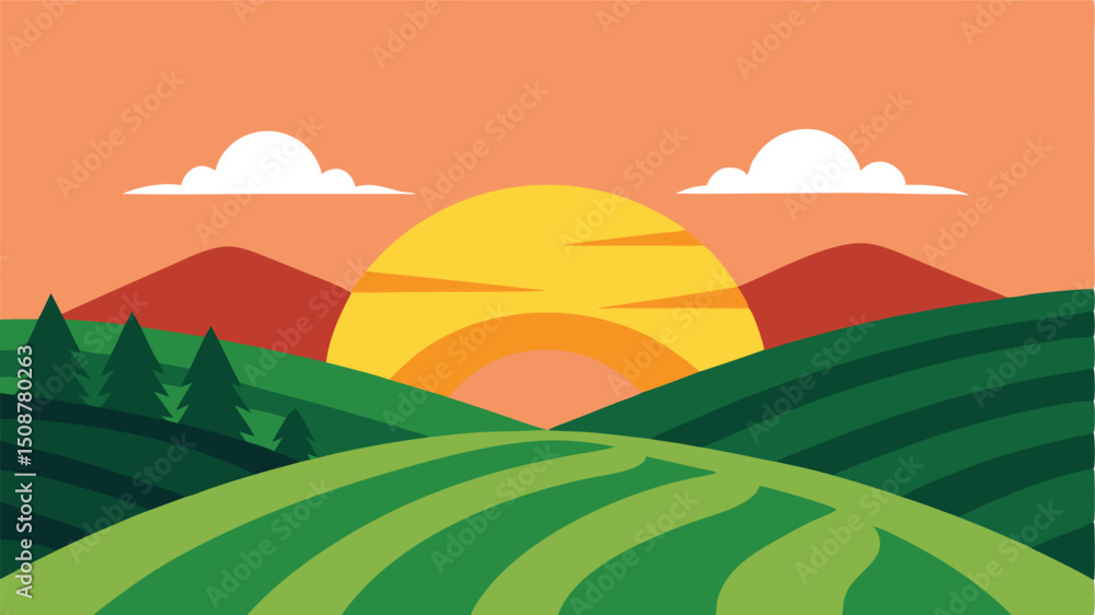 Obraz premium sand dunes and wind patterns in desert