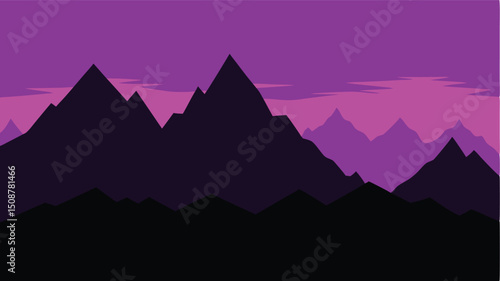 hiking trail through alpine woods