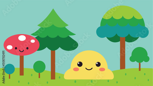 meadow with deer soft grass sunlit glade nature