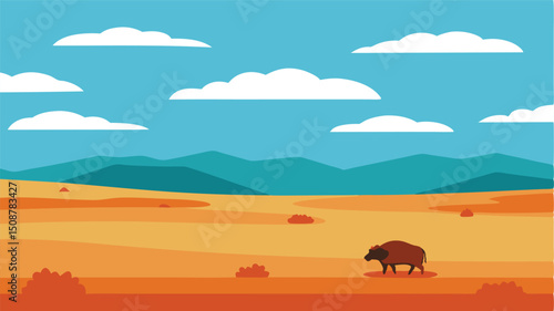 Dramatic Prairie Thunderstorm Scene