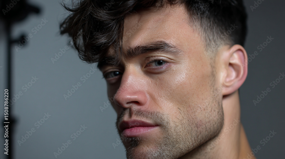 Portrait of stylish man. Portrait of stylish man.