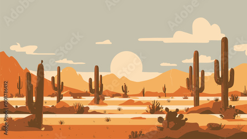 Healing Nature Desert Scene