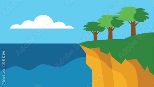 a crater lake at dusk with steam rising from thermal vents